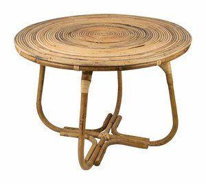 Salon tafel rotan rond