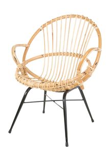 Vintage Retro Sessel rattan