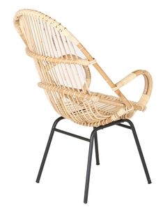 Rotan stoel retro