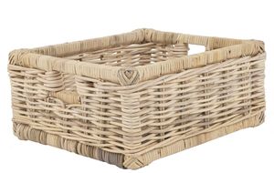 Rotan kastmand naturel