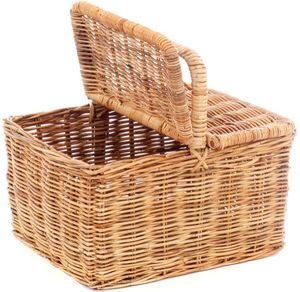 Rieten picknickmand rotan 9171