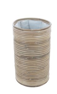 Rotan stripe pot