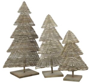 Rotan kerstboom 60 cm