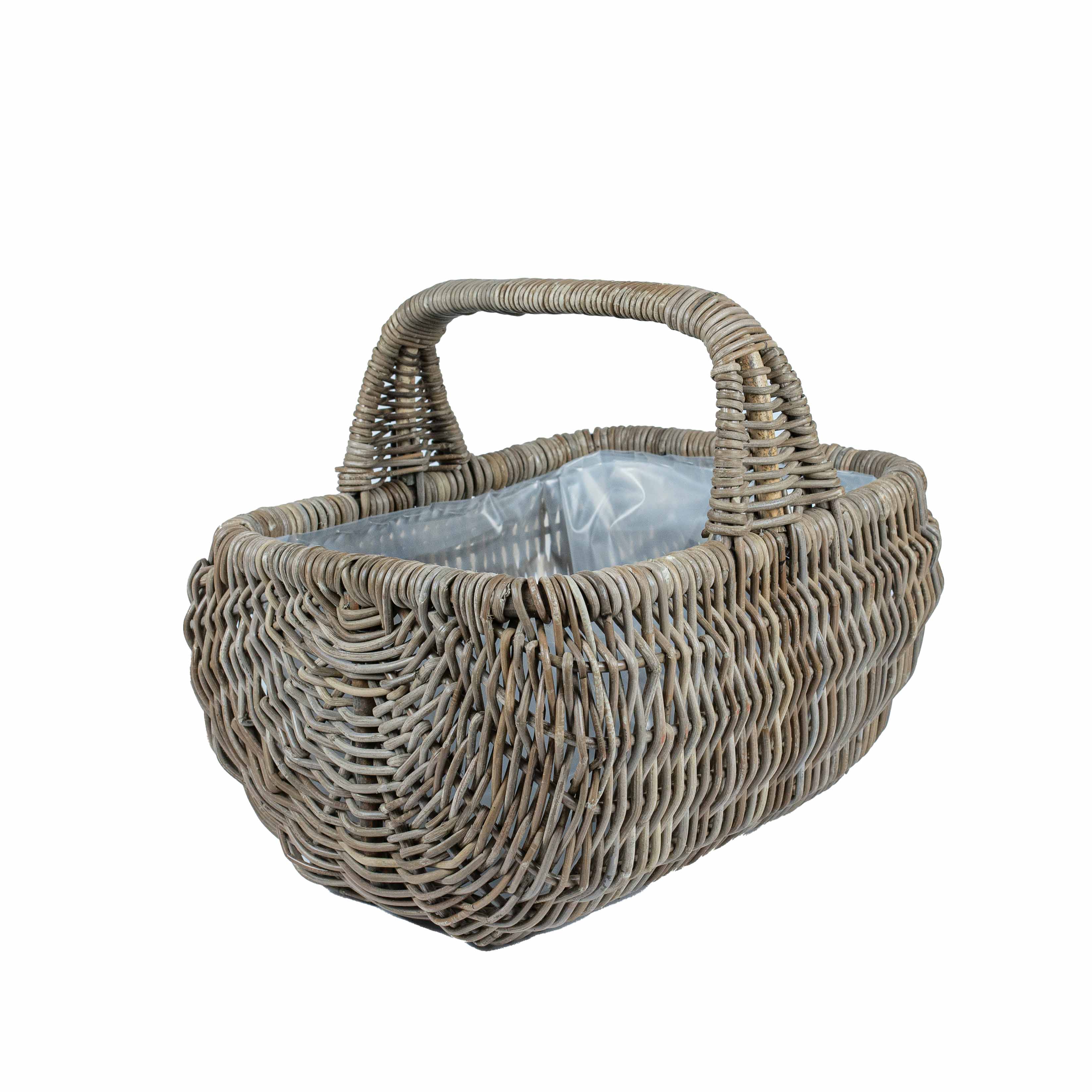 Rattan Einkaufskorb für kaminholz